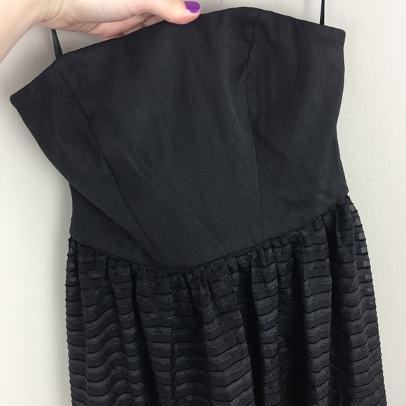 NBD | Black Strapless Midi Dress - E21 - Picture 4 of 7